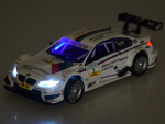 Auto kovové športový model BMW M3 DTM mierka 1:32 zvuky svetla