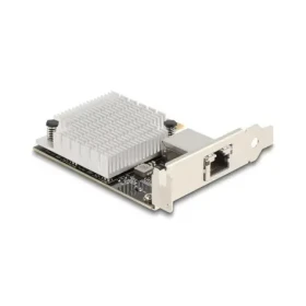 DeLock PCIe x4 10 Gigabit LAN / Sieťová karta / 1x RJ-45 / Aquantia AQC107S / Low Profile (90758)
