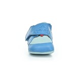 Affenzahn Krabbelschuh Leder Crawly Shark Blue barefoot capáčky 19 EUR
