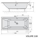 POLYSAN - MIMOA obdĺžniková vaňa 170x80x39cm, biela 71713