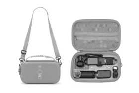 DJI OSMO Pocket 4P sivé / Puzdro / nylon, EVA / ramenný popruh
