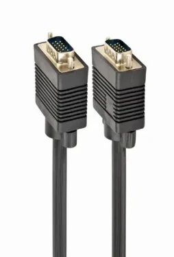 Gembird VGA HD kábel 15pin samec/15pin samec 1.8 m čierna / dvojité tienenie s ferity (CC-PPVGA-6B)