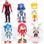 Figúrky na tortu 6 ks ježko Sonic 12 cm - Cakesicq - Cakesicq