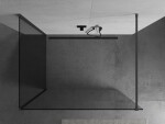 MEXEN/S - Kyoto Sprchová zástena WALK-IN 120 x 85, transparent, grafit metal 800-120-212-95-00-085