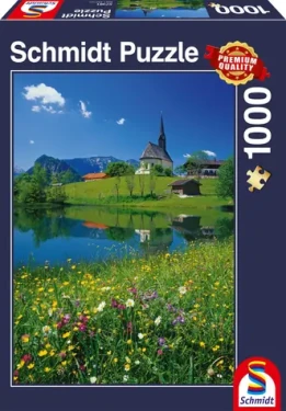 Schmidt Puzzle Inzell, Einsiedlhof a kostol sv. Mikuláša