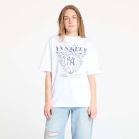 Tričko New Era New York Yankees Floral Graphic Oversized Tee UNISEX White M