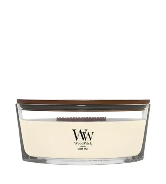 Woodwick Solar Haze Vonná sviečka s dreveným knôtom 453,6 g (5038581165400)
