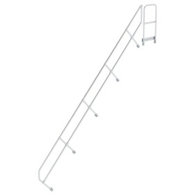 MUNK Günzburger Steigtechnik 600518 Munk Druhé madlo na schody s plošinou 45° 18 schodov 1 ks; 600518