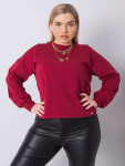 Obyčejná hnědá mikina plus size 2XL