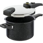 Tlakový hrniec BIOMAX s BIO ventilom, priemer 22 cm, objem 5,5 l, BLACK GRANITEC - Kolimax - Kolimax