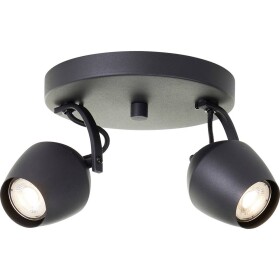 Brilliant G06724/86 Deckenleuchte 20cm stropné svetlo GU10 čierna; G06724/86