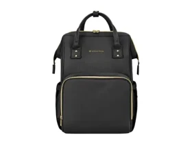 KikkaBoo Prebaľovací batoh Siena Black Gold (31108020110KB)