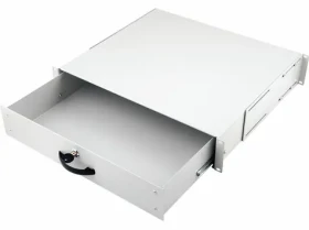Equip Zásuvka do racku 19" uzamykateľná 2U RAL7035 / Zásuvka do racku / 485x400x85 mm / svetlo šedá / 7 kg (EZD-2-G)