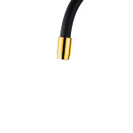 INVENA - Drezová batéria Ligaria s elastickým výtokom, zlatá BZ-39-009-L