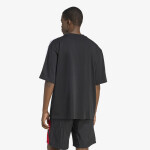 Tričko adidas Adicolor 3-Stripes Oversized T-Shirt Black L
