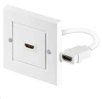 MicroConnect nástenná zásuvka HDMI (F) - HDMI (F) biela (HDMWALL1)