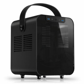 Jonsplus BO 100 TG čierna / Mini-ITX / 2x USB-A 3.0 / 1x USB-C 3.0 (BO100-G Black)