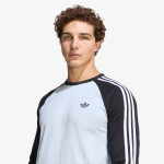 Tričko adidas 3-Stripes Long-Sleeve Top Long-Sleeve Top Crystal Sky XXL