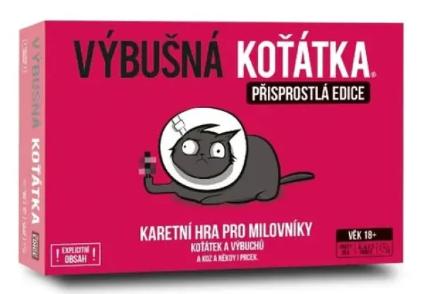 Asmodee Výbušné mačiatka: Prisprostlá edícia