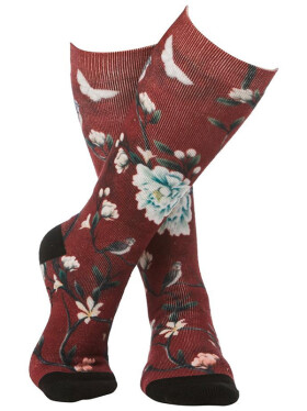 ROJO ART SERIES WINTER FLORAL kompresné ponožky - 38-41
