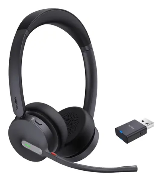 Yealink WH64 Hybrid Dual čierna / Slúchadlá / mikrofón / Bluetooth 5.2 / Na uši (1208685)