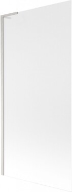 MEXEN/S - Next L vaňová zástena FIX 90 x 150, dekor, nikel kartáčovaná 895-090-000-03-30-97