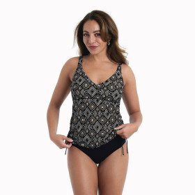 Horná časť plaviek Tankini Malaika 8497-1 čierna/zlatá – Anita Classix 38G