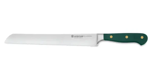 WÜSTHOF Nôž na chlieb Classic Colour Rosemary / Dvojito vlnkované ostrie / 23 cm / Kovaná oceľ 58 HRC (1061706723)