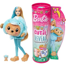 Mattel Barbie Cutie Reveal Barbie v kostýme Medvedík v modrom kostýme Delfína