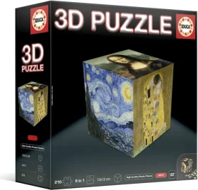 Educa 3D Puzzle kocka Umenie