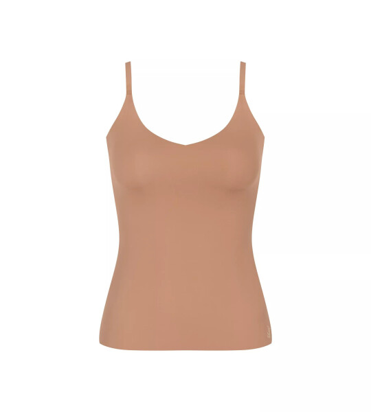 Dámsky top ZERO Feel 2.0 Špagetový top - BROWN - hnedý 00CM - SLOGGI BROWN XXL