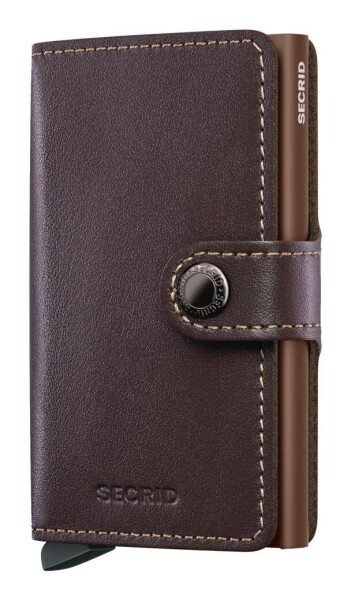 Kožená mini peňaženka Secrid Miniwallet Original Chocolate