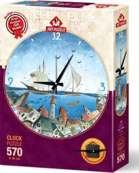 ART PUZZLE 5103 Puzzle hodiny Mesto pod hladinou