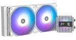 Zalman Alpha2 A24 biela / Vodný chladič CPU / AIO / 2x 120 mm / PWM / ARGB (ALPHA2 A24 White)