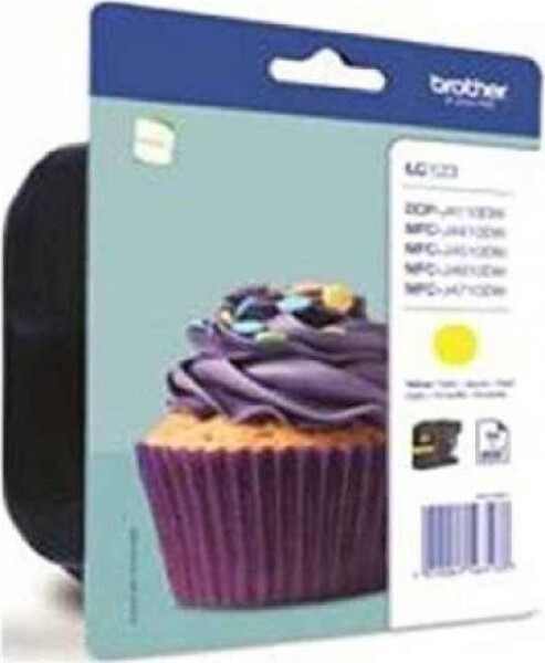 Brother originálny Wkład Atramentowy Brother LC123YBP