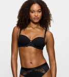 Dámska podprsenka Wild Azalea Florale WHP - BLACK - black 0004 - TRIUMPH BLACK 80B