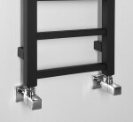 SAPHO - METRO LIGHT vykurovacie teleso 300x1500 čierna mat IR446TB