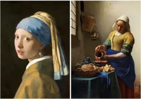 Educa Puzzle Dievča s perlou a Mliekarka
