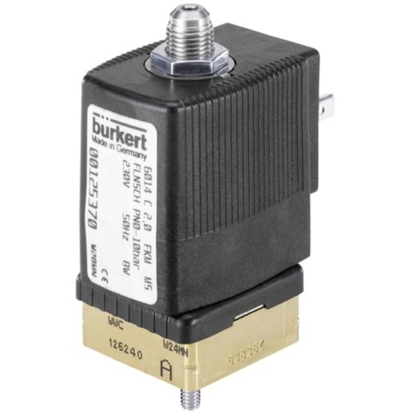 Bürkert zdvíhací ventil 125366 6014 230 V príruba, G 1/8 Menovitá vzdialenosť 1.5 mm priamočinný 1 ks; 125366