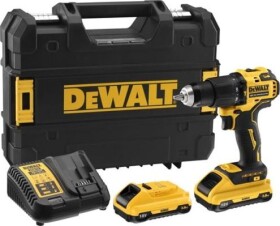 DeWalt DCD709L2T / Aku príklepová vŕtačka / 18V XR / 2x 3 Ah / 65 Nm / nabíjačka / kufor (DCD709L2T)