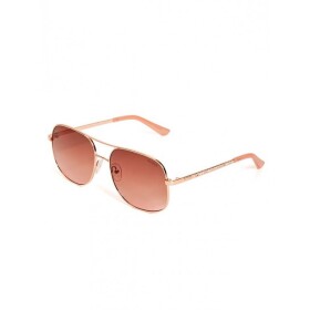 Outlet - GUESS okuliare Rose Gold-Tone Metal Navigator Sunglasses Oranžová