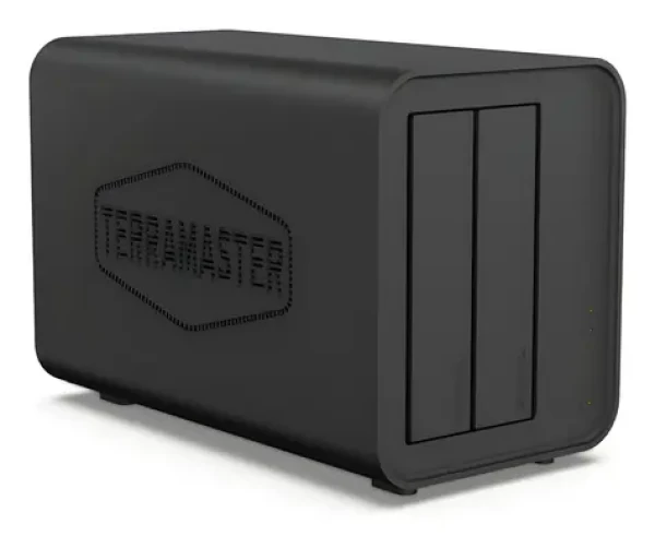 TerraMaster D5 Hybrid čierna / Diskový box / 5x 2,5 a 3,5 palca + M.2 / USB 3.2 Gen 2 10Gbit/s / RAID 0/1/JBOD / diskless (D5 HYBRID)