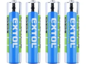 Extol 42000 Zink-chloridové batérie AAA (R03) / 1.5V / 4 ks (42000)