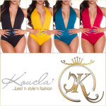 Dámske sexy jednodielne plavky Monokini B0418 Petrol - Style fashion 38 petrolejová