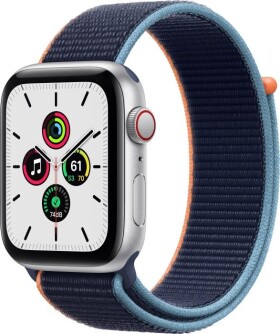 Apple Watch SE GPS + Cellular 44mm Silver Alu Navy Modrý (MYEW2WB/A)