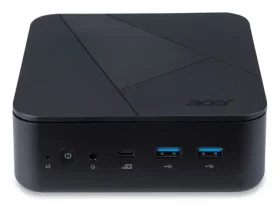 Acer Veriton N1502G-13U5U čierna / Mini PC barebone / Intel Core 5 120U / Bez RAM / Bez disku / Bez OS (DT.R6BEC.004)