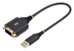 StarTech adaptér USB-A na RS232 DB9 0,3 m čierna / Redukcia USB na sériový Port / FTDI FT232R (1P1FFC-USB-SERIAL)