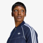 Bunda adidas Superstar Denim Corset Track Top Indigo Denim M