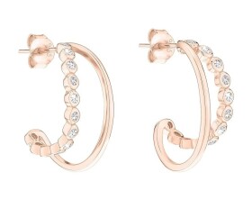 Tamaris Pozlátené náušnice so zirkónmi Tiny Glimmer TJ-0611-E-21