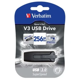 Verbatim Store 'n' Go V3 256GB čierna / Flash Disk / USB 3.0 / čítanie: 120MBs / zápis: 25MBs (49168)
